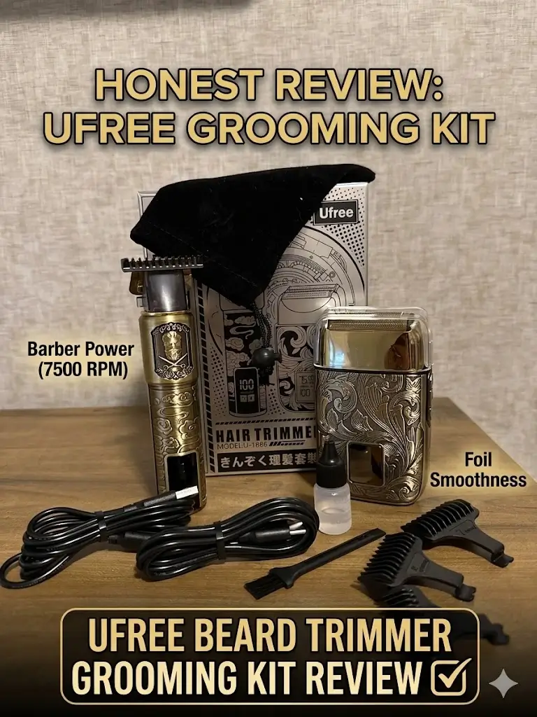 Ufree Beard Trimmer Grooming Kit Review Heavy-Duty Power
