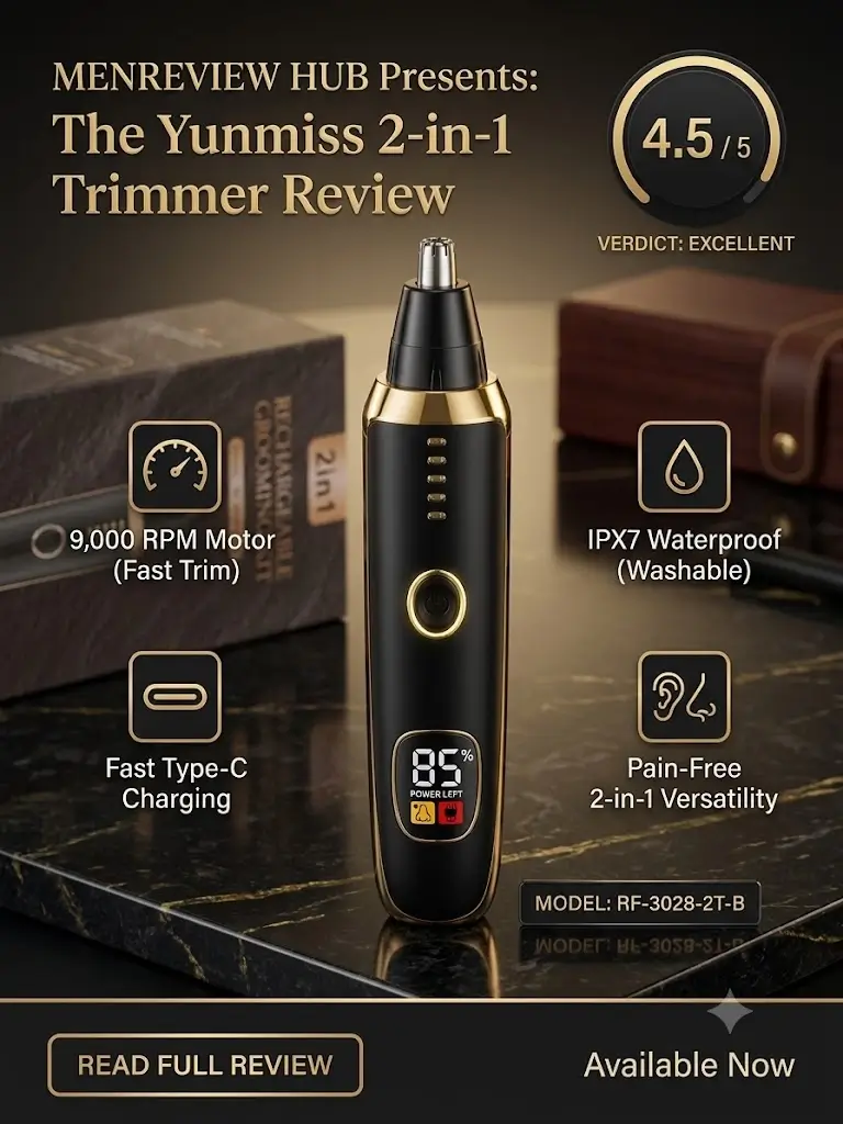 Yunmiss Nose and Ear Hair Trimmer Review (2026 Upgraded)
