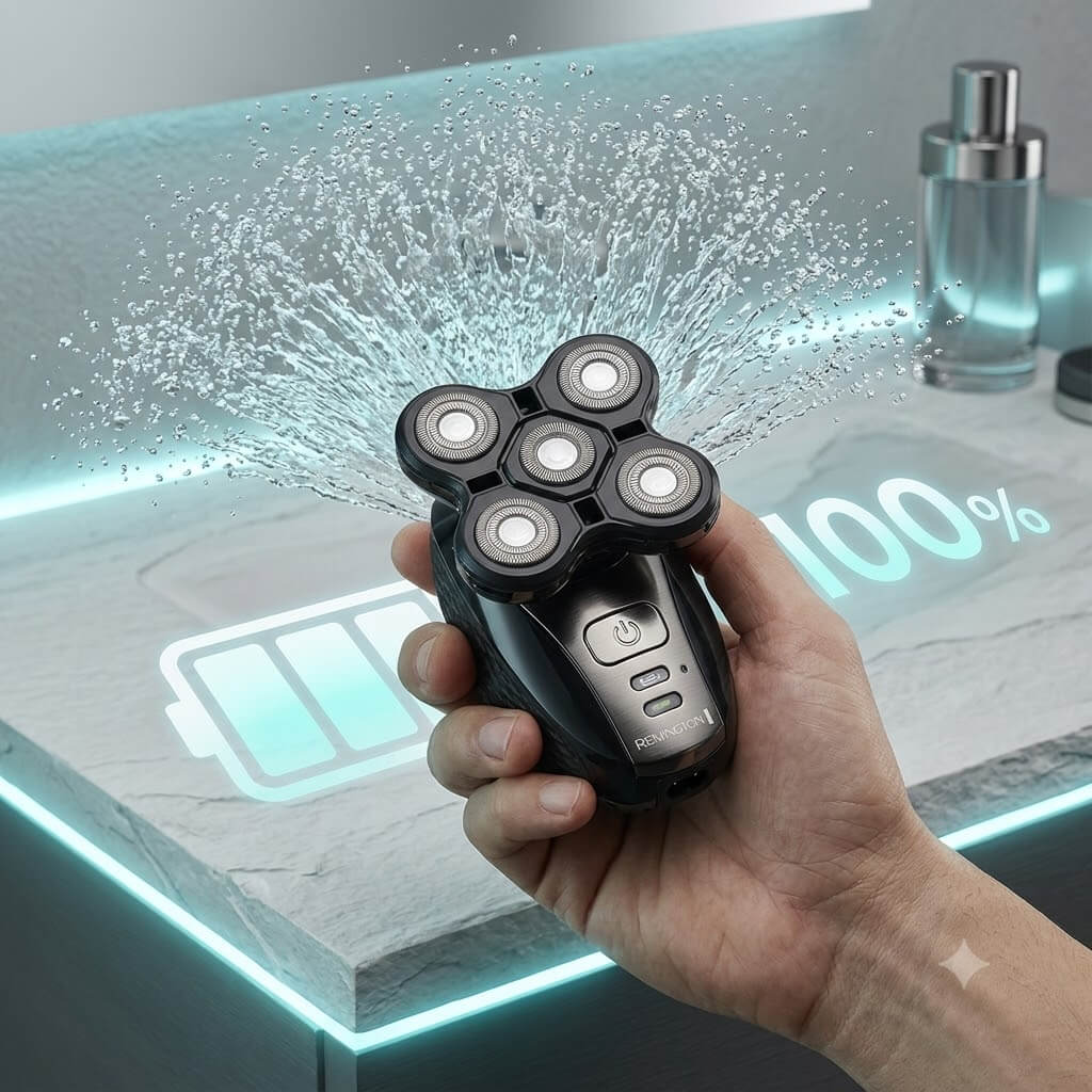 Remington Balder Pro waterproof wet dry head shaver