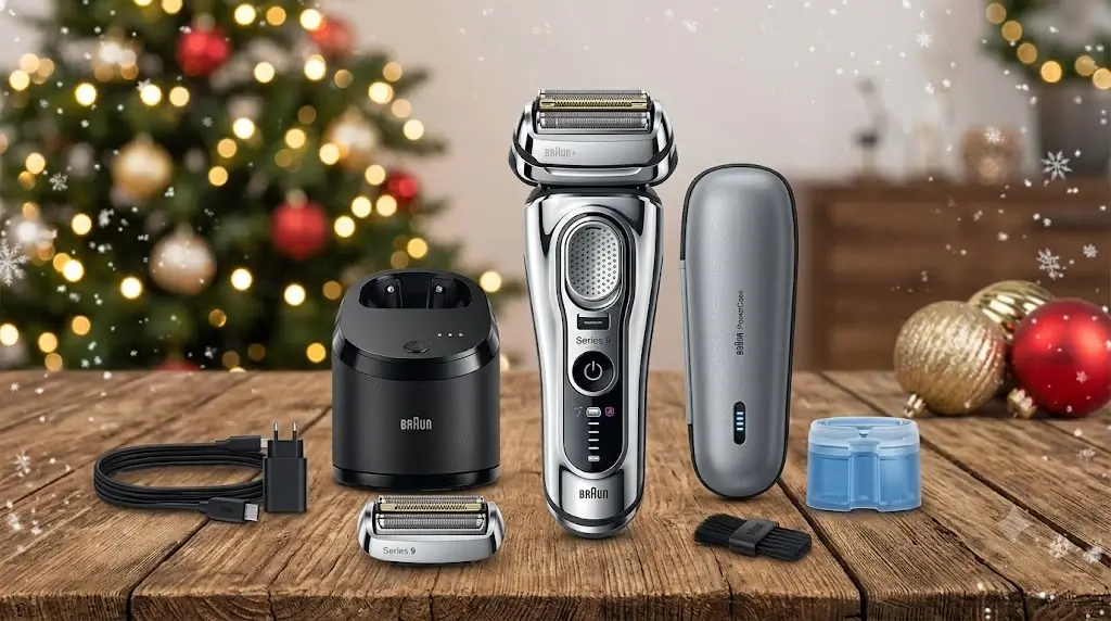 Braun Series 9 Pro+ electric shaver promotional holiday bundle deal
