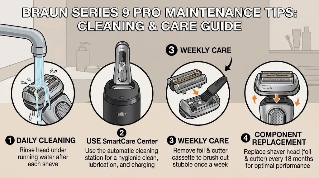 Braun Series 9 Pro Maintenance Tips: Cleaning & Care Guide