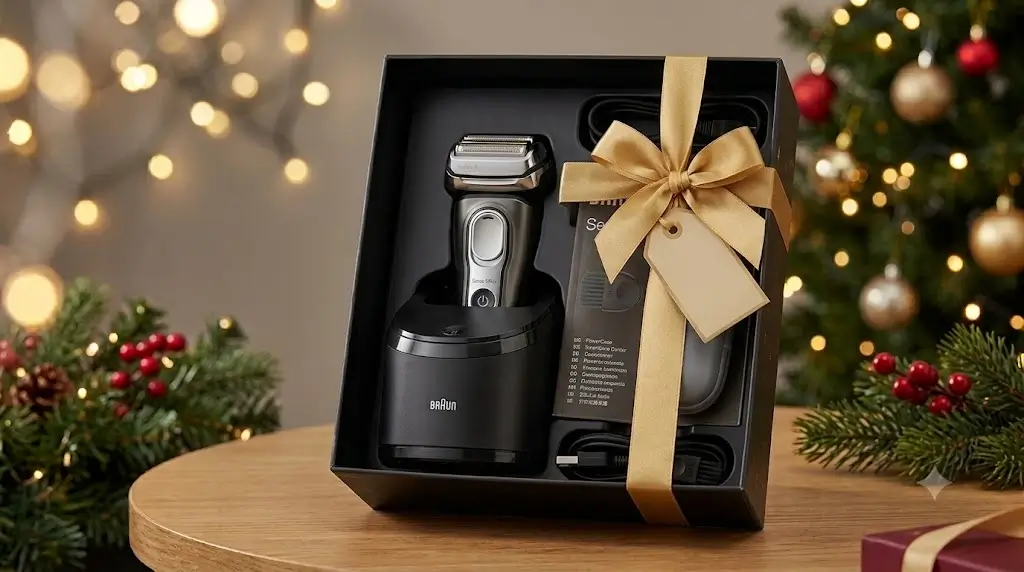 Braun Series 9 Pro+ bundle with SmartCare Center cleaning station and charging case