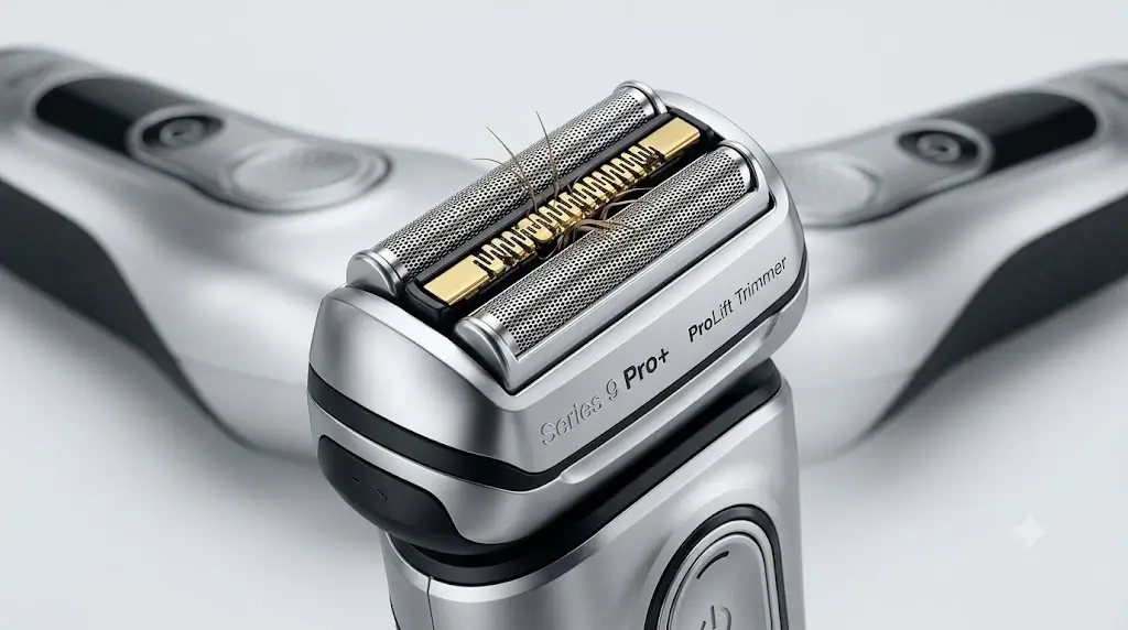 Braun Series 9 Pro+ 5+1 shaving head with ProLift trimmer