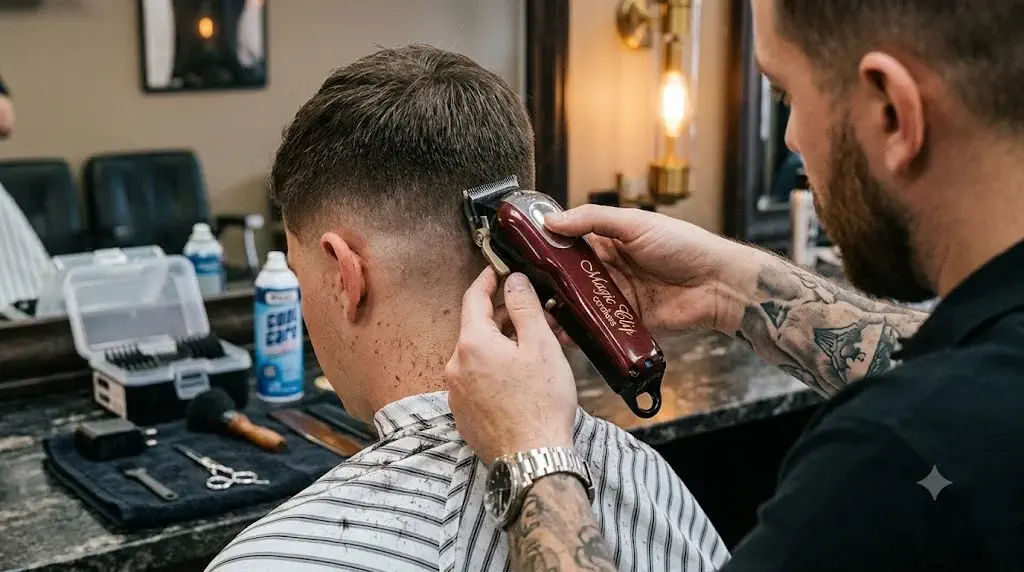 Wahl Professional 5 Star Cordless Magic Clip barber station bench testing